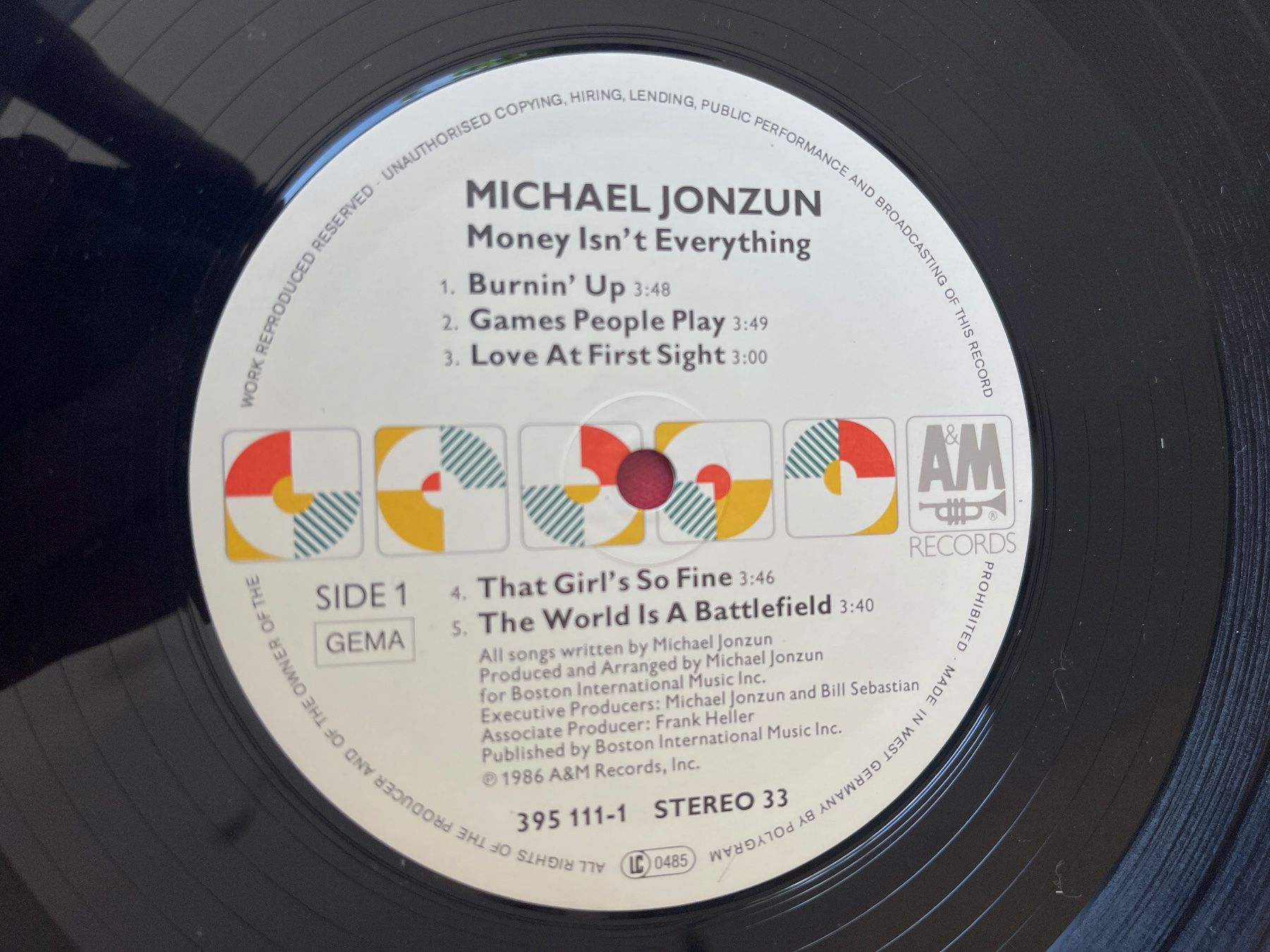Dischi in vinile: A643/Michael Jonzun Money Isn't Everything – Usato da Frutigen venduto da Philippe_jsp 2