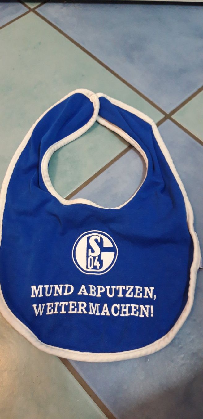 Pasti del neonato: FC Schalke 04 Baby Lätzchen Set – Usato da Thürnen venduto da kru_88hd 2