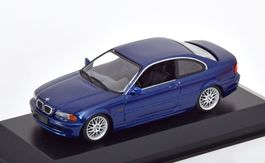 BMW 3er Coupé E46 1999-2006 dunkelblau met.      1:43