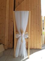 30 Stuhlschleifen für Hochzeit