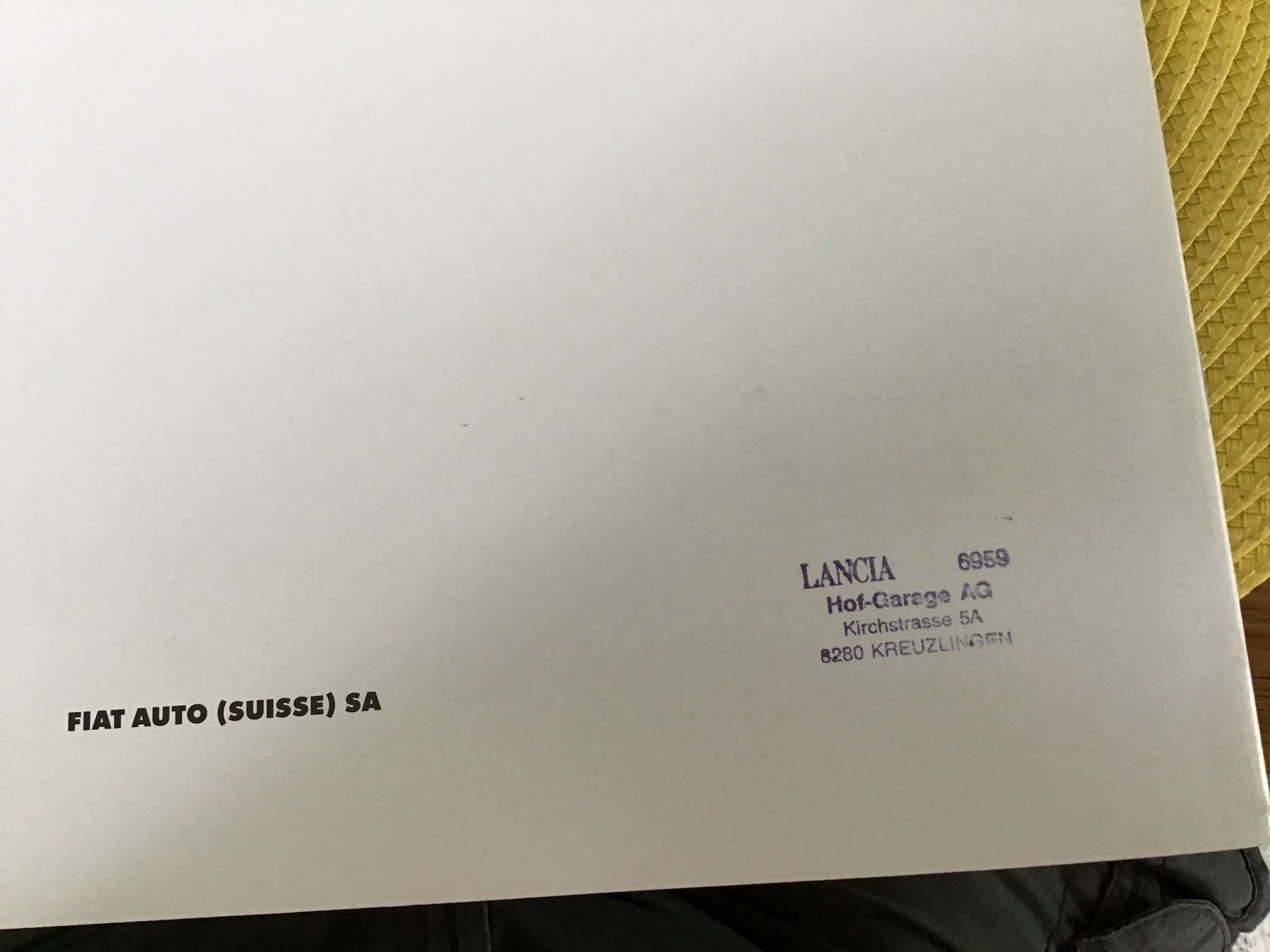 Lancia Dokumente: Lancia Programm Verkaufsprospekt ca. 1991 – Gebraucht aus Scherzingen von Starseller62 7