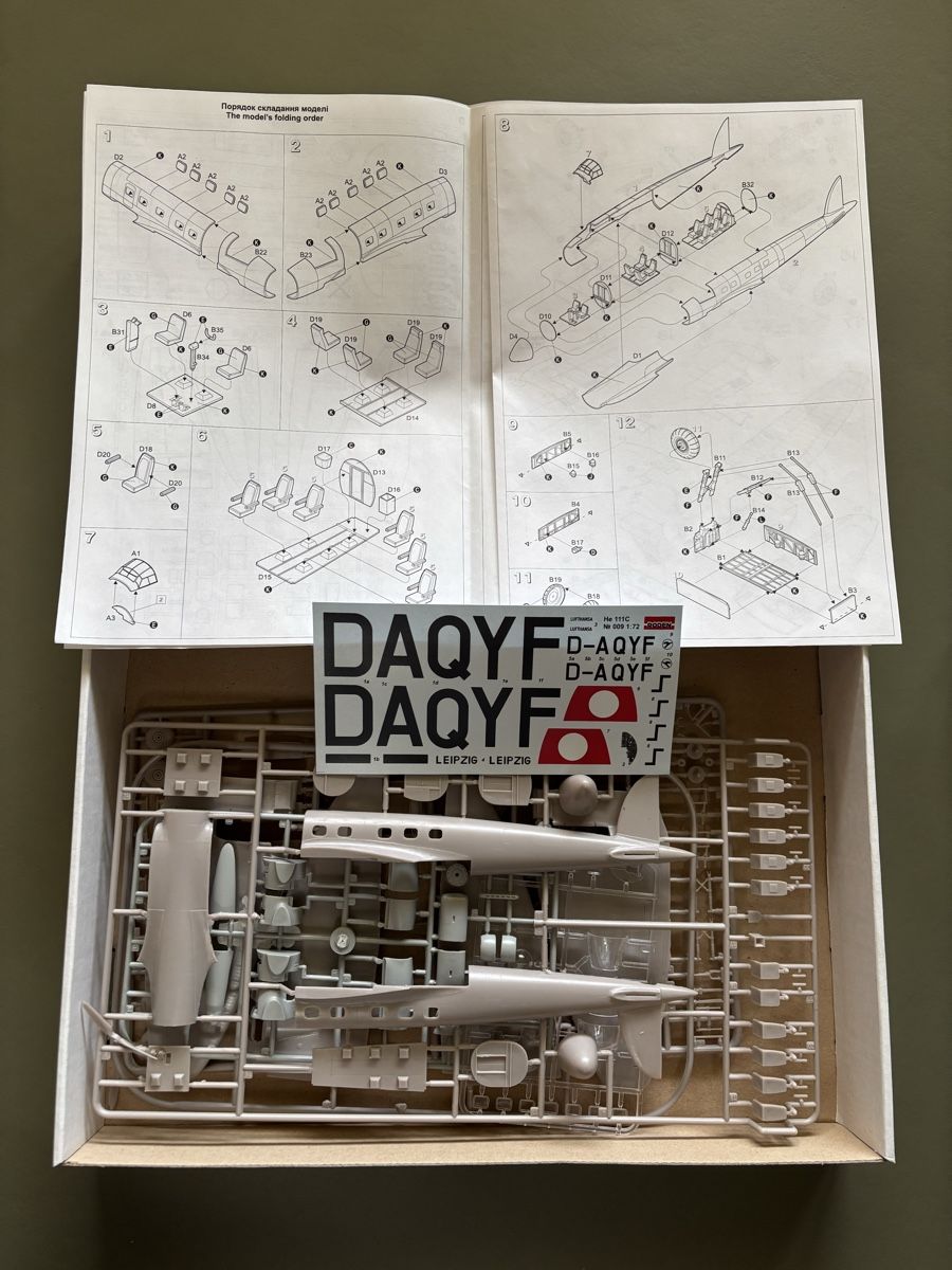 Kit di modellismo & Modellini statici: Heinkel 111C Roden 1/72 – Nuovo (secondo la descrizione) da Kloten venduto da CalcioNMore 1