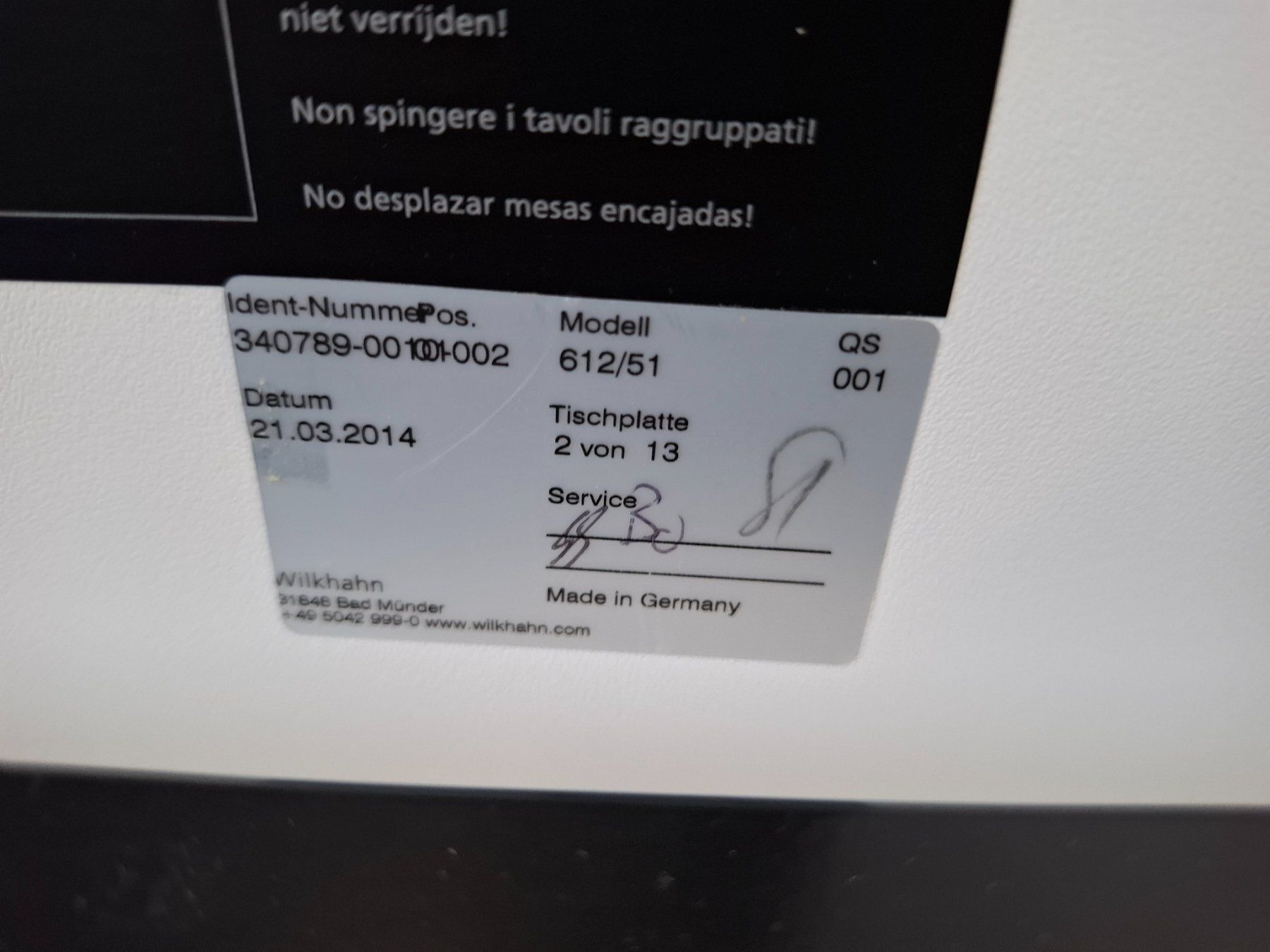 Bureaux: 001 Bürotisch 150x75 – D'occasion à Derendingen par Meisterstuecke 5