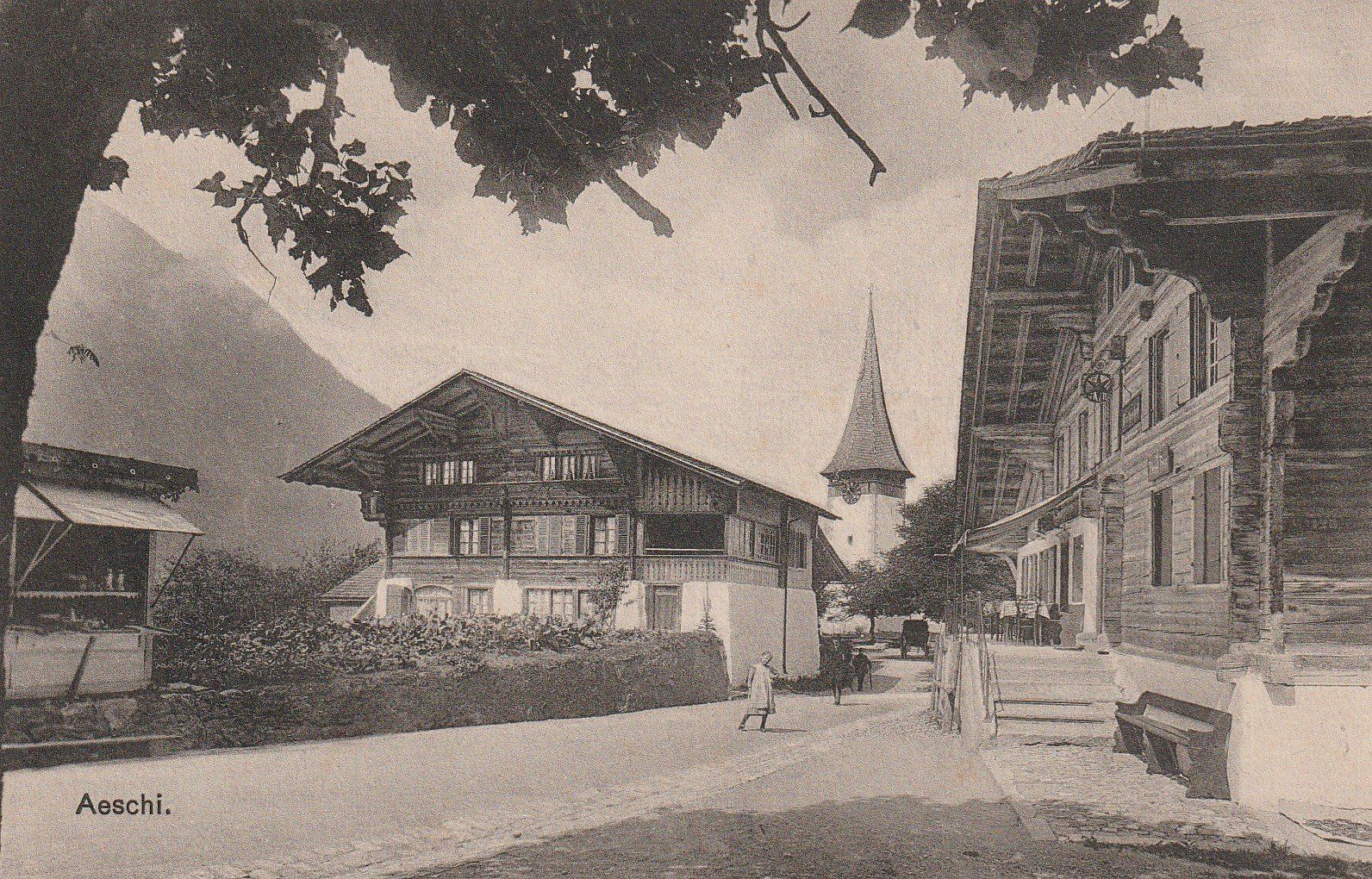 Cartoline postali: BE-Aeschi--Karte ungelaufen – Usato da uttwil venduto da Koehlerfred