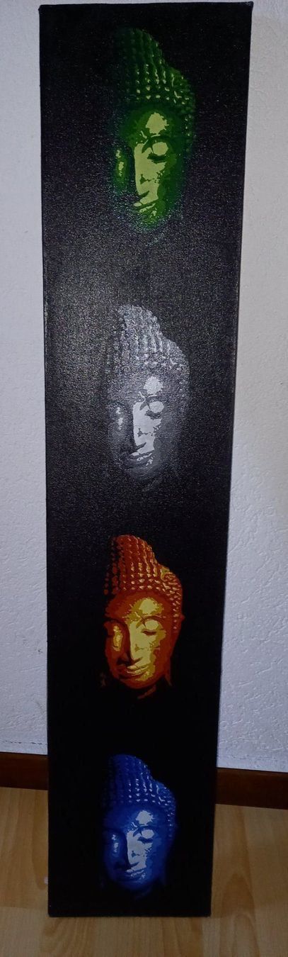 Foto & Immagini: Bild Buddha Leinwand – Usato da st.gallen venduto da mona3