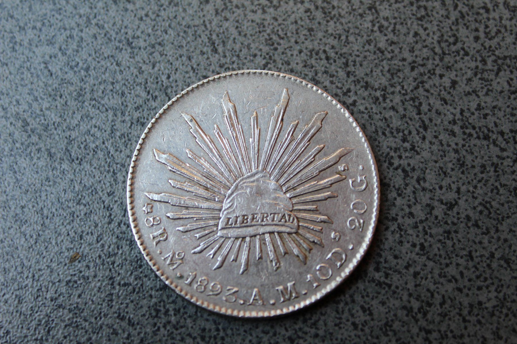 Tutti le monete: Silbermünze 900 Mexico 1893 – Usato da Gebenstorf venduto da Gomsa0 1