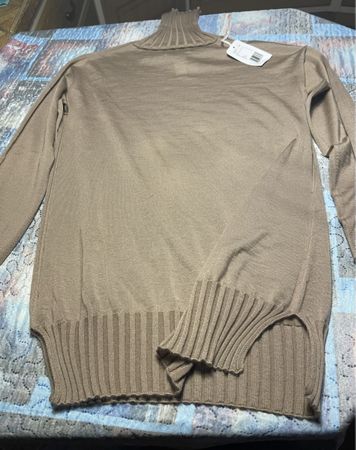 Cashmire Maglione Dolcevita lunga-M/L- nuovo