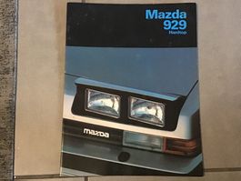 Mazda 929 Verkaufsprospekt 16 Seiten deutsch Mai 1982