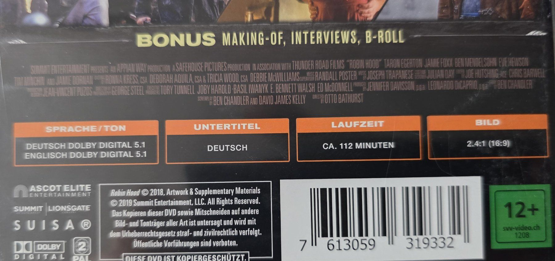 Tutti i DVDs: DVD Robin Hood / Jamie Foxx – Usato da Oetwil am See venduto da fineli2 1