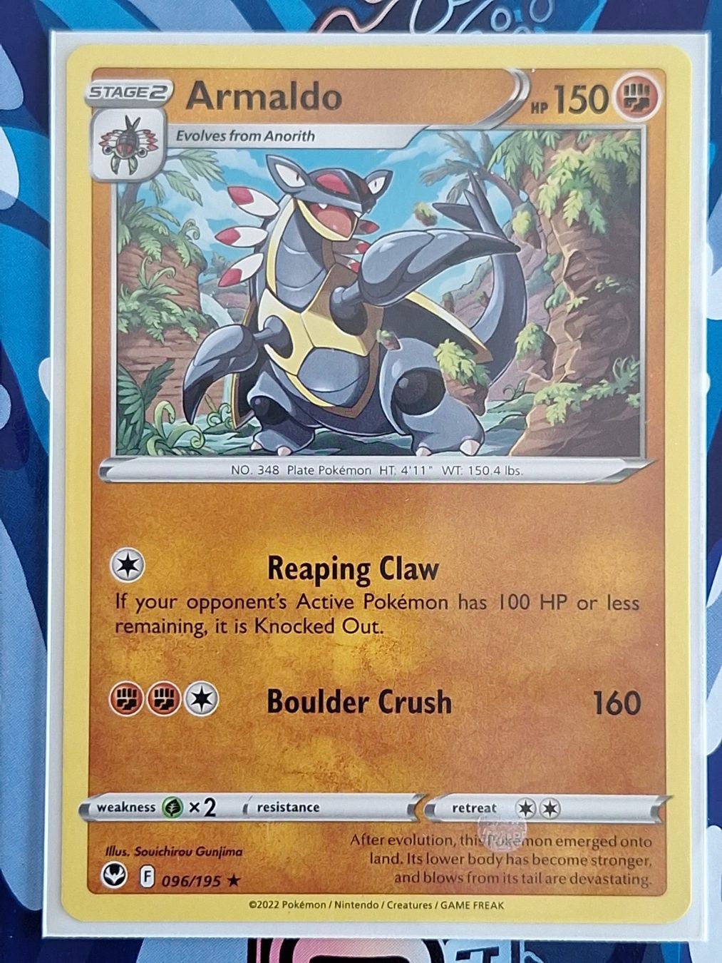 Pokémon Sammelbilder & Trading cards: Armaldo- Silver Tempest #Ord3 – Gebraucht aus Altstätten SG von GGsGameshop
