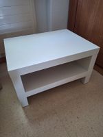 Couchtisch IKEA Lack weiss mit Ablage gebrauchter Zustand