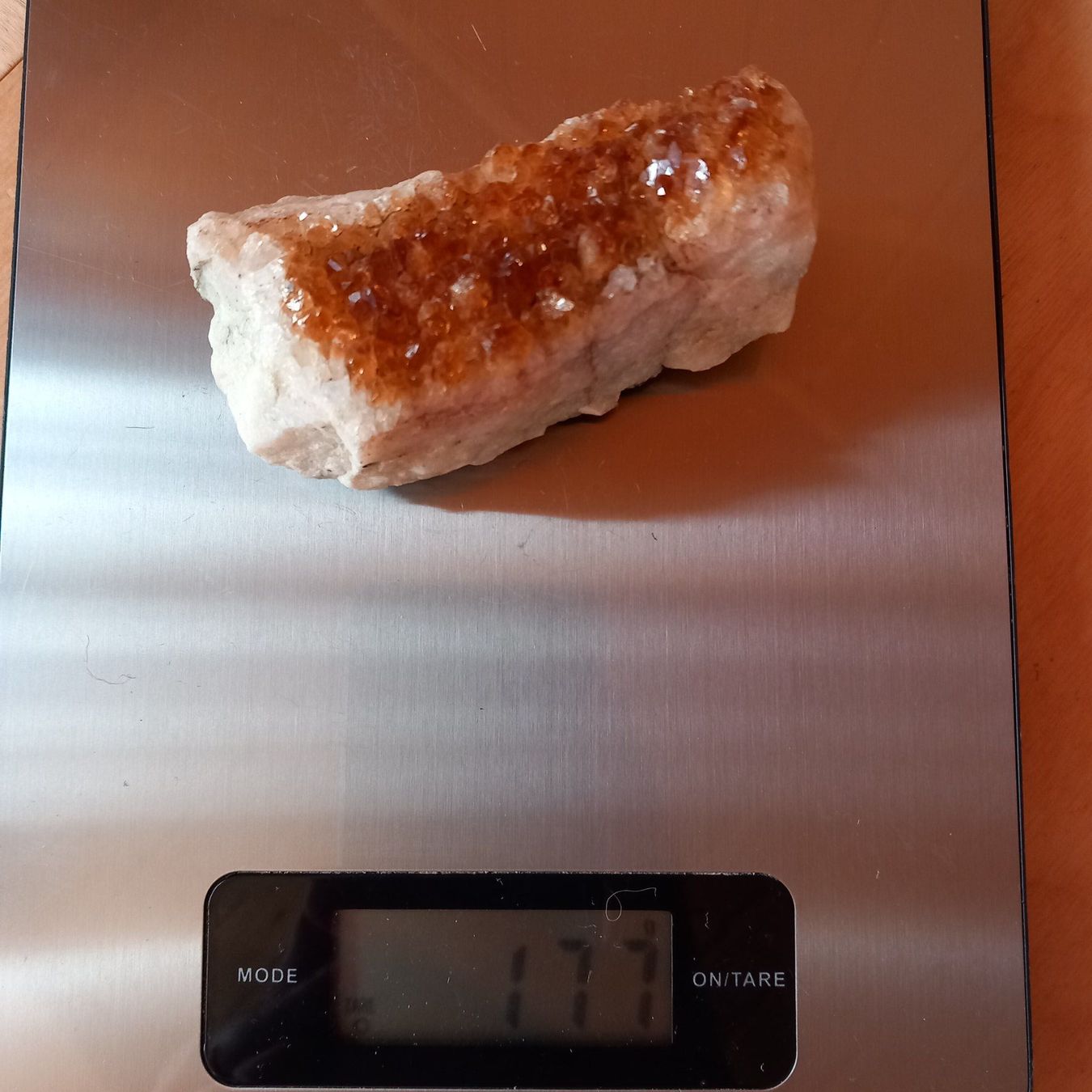 Pietre preziose: Citrin Quarz Druse Edelstein 177g – Usato da Ebnat-Kappel venduto da blazzi 3