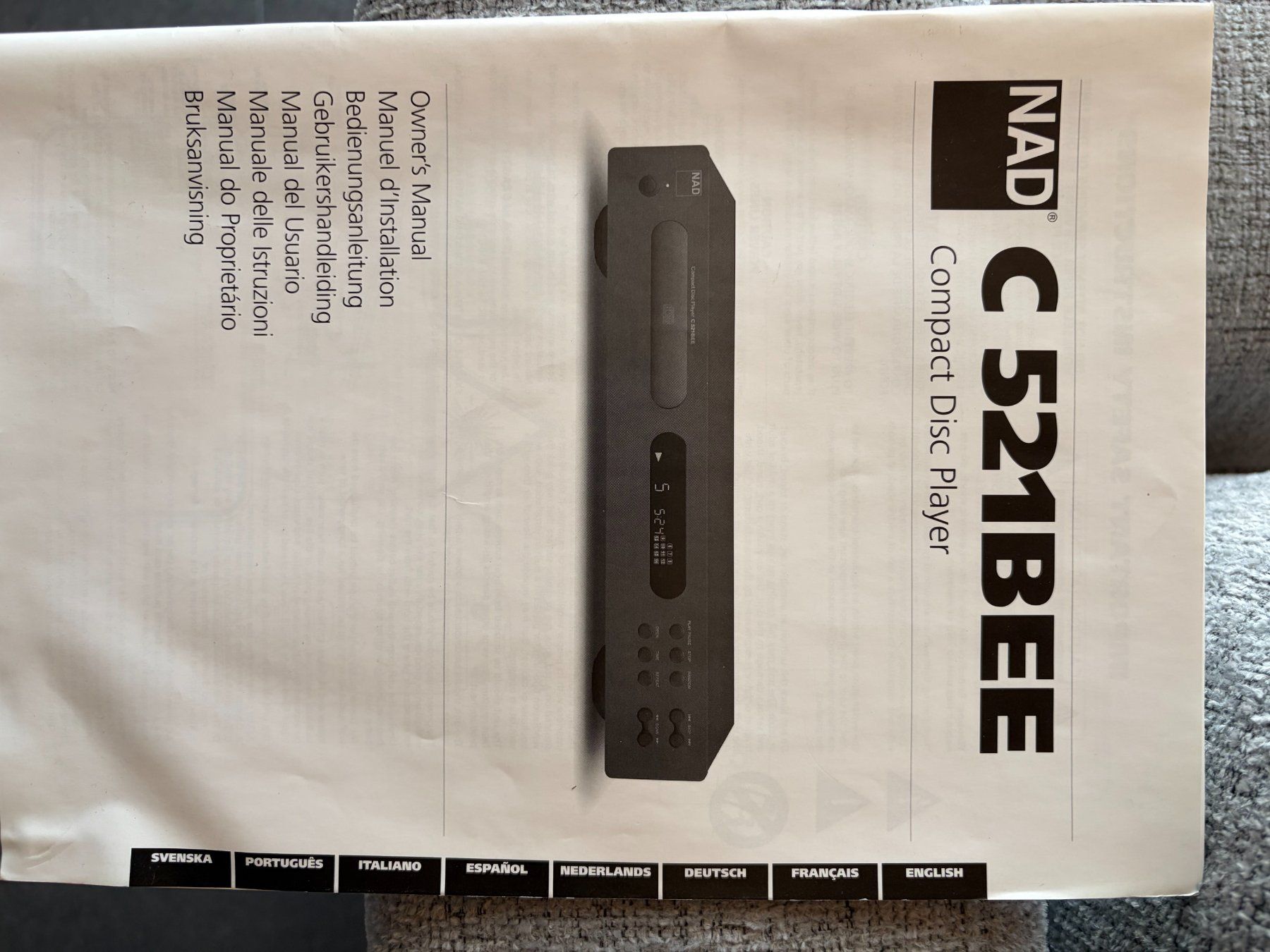 Nad Audio- & Mediensysteme: NAD C521BEE CD Player – Gebraucht aus Andelfingen von Zezefly 5