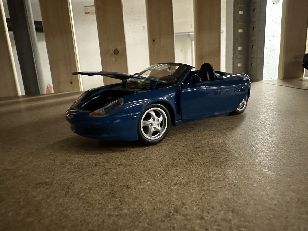 Porsche Modellini d'auto: Porsche Boxster Modellauto blau – Usato da Zürich venduto da ner_j6xn