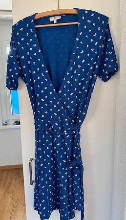 La Redoute. Kleid Blau mit Blumen Muster. Gr. M.