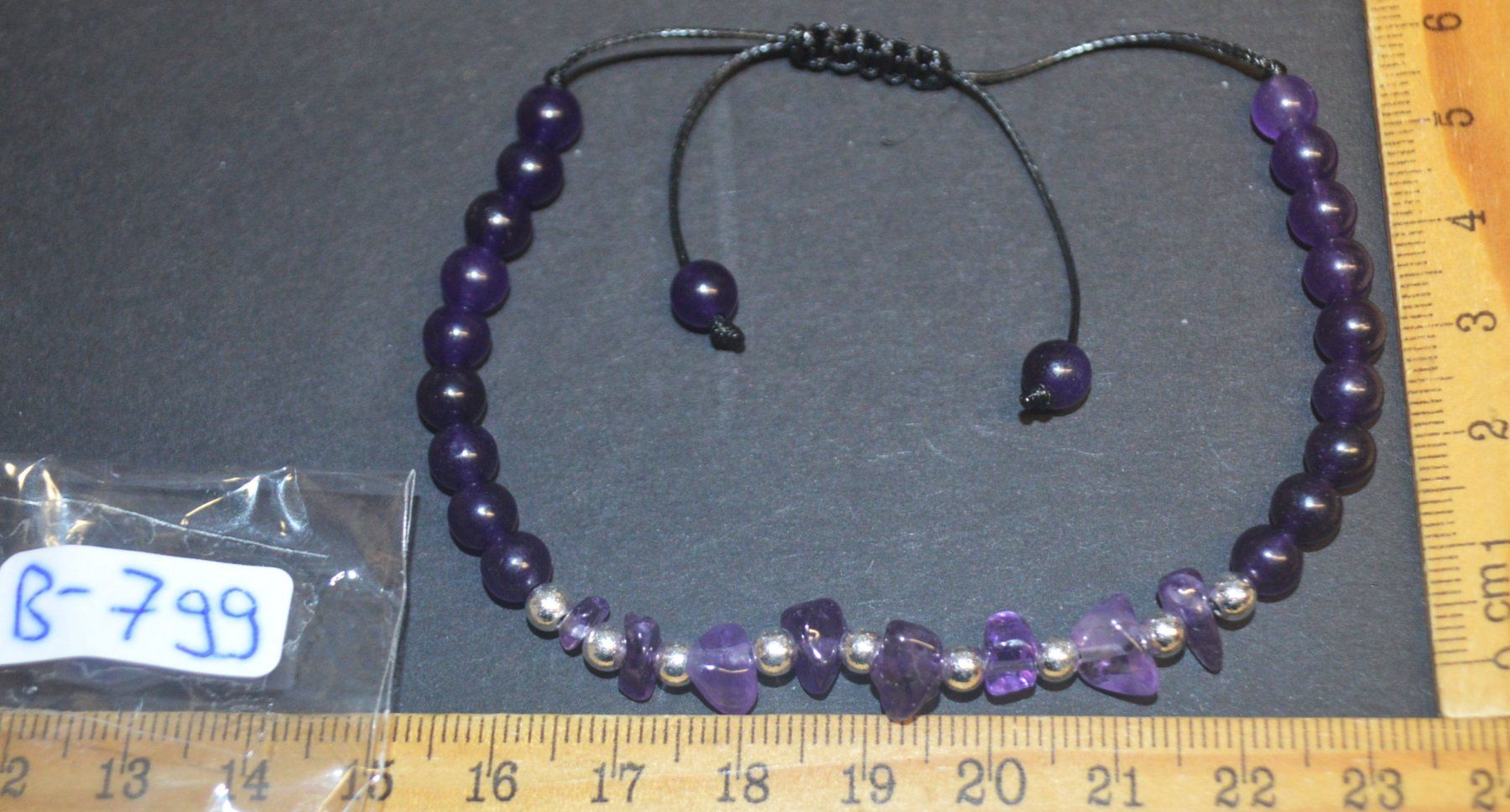 Bracciali & Braccialetti: Armband B-799 – Amethyst einstellbar – Nuovo e nell'imballaggio originale da Goldiwil (Thun) venduto da han_v5b7 5