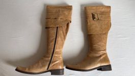 Elegante Damen Stiefel aus Leder, Grösse 40, Top Zustand!