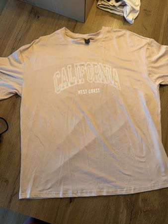 Weisses Basic T-Shirt, gr. S