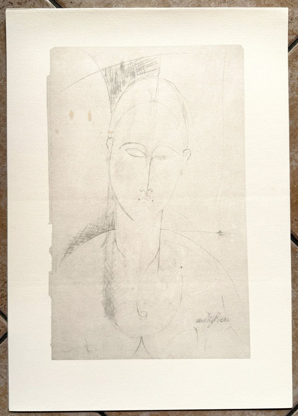Grafiken & Lithographien: Amedeo Modigliani - Lithografie in limitierter Auflage – Gebraucht aus Ponte Tresa von 11GalleriaAlterEgo11