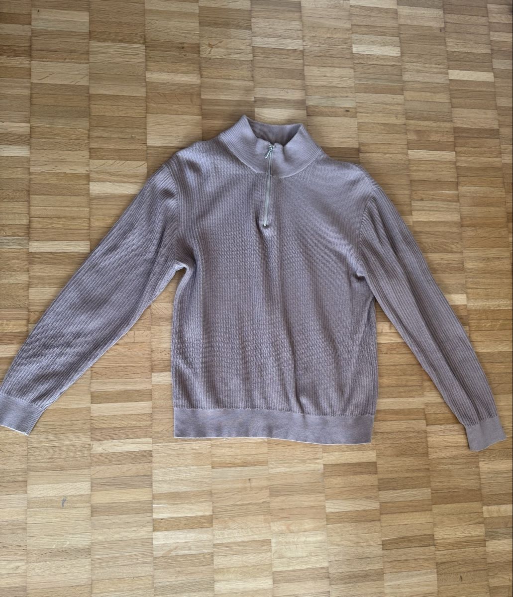 Maglioni & Felpe: Strickpullover Troyer beige – Grösse M – Half-Zip – Usato da Schwerzenbach venduto da nic_w5mz