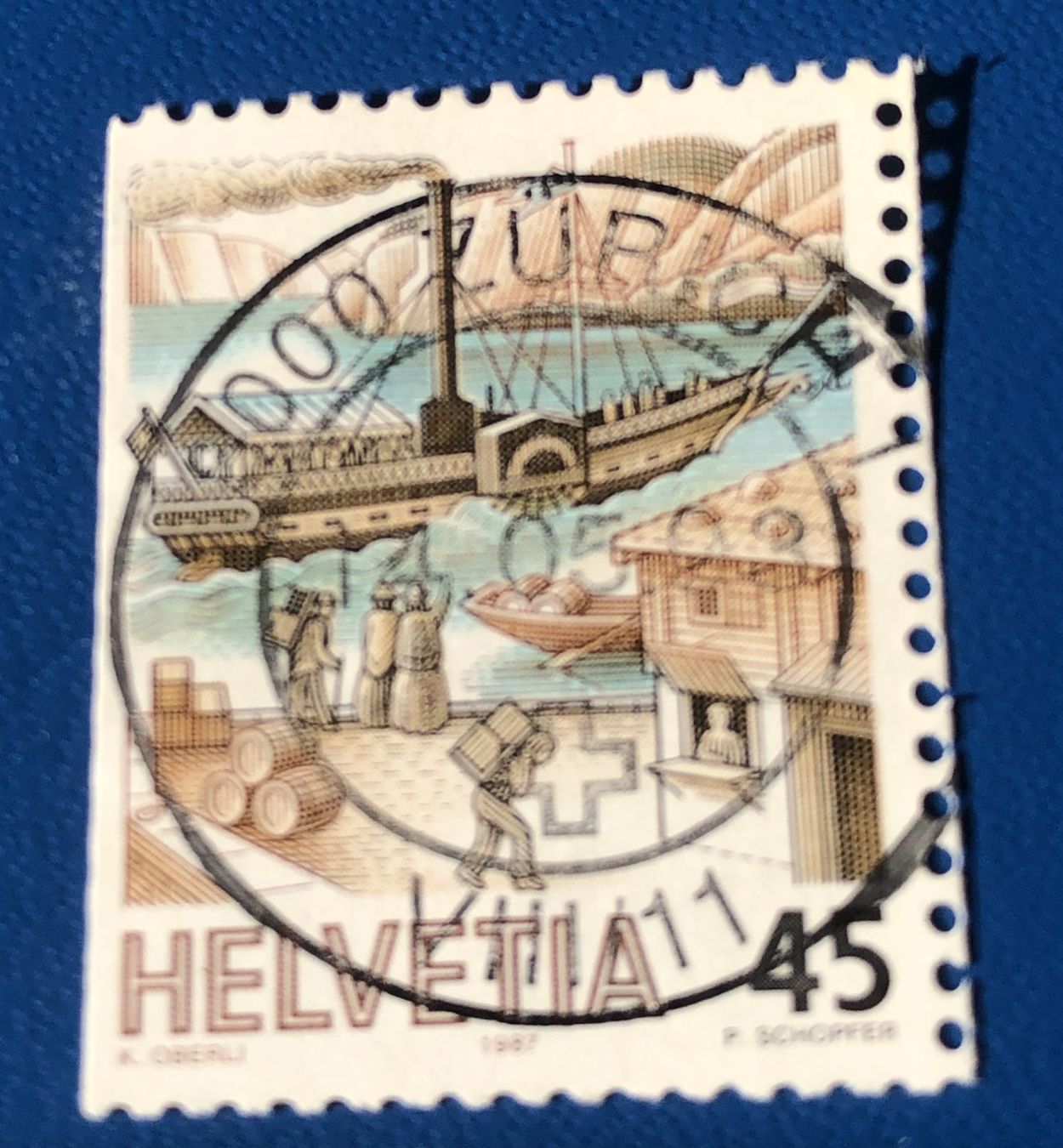 Tutti i francobolli: CH Briefmarken Vollstempel   – Usato da Aarau venduto da Billa007
