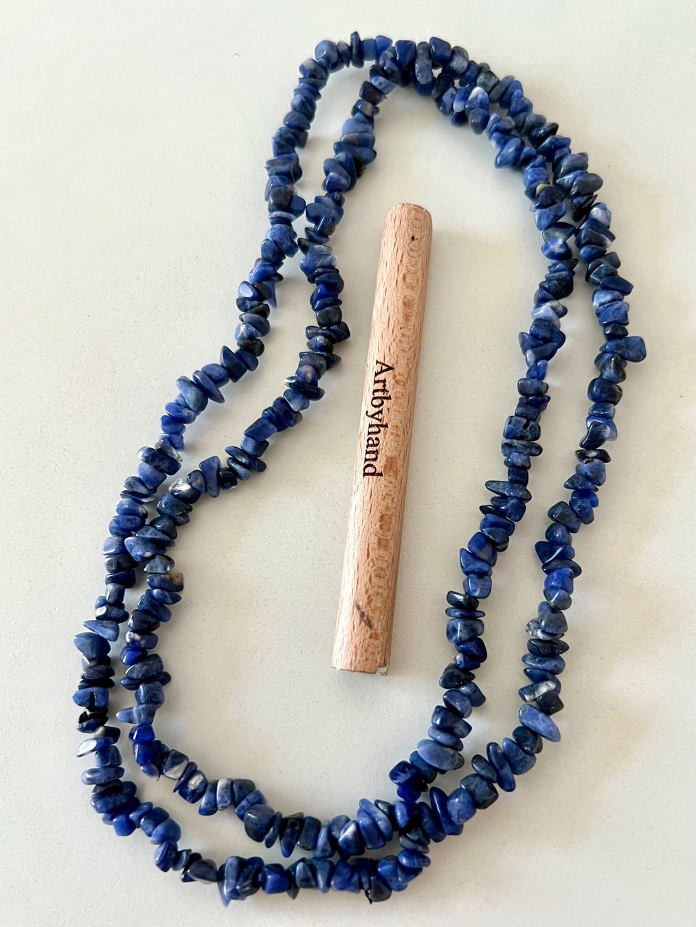 Catenine: HANDGEFERTIGTE SODALITH LONG KETTE - 90 CM LANG – Usato da Ruswil venduto da artbyhand 6
