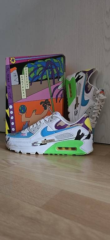 Herrenschuhe: NIKE AIR MAX 90 FLYLEATHER RUOHAN WANG – Neu und originalverpackt aus Bremgarten b. Bern von lip_mjq5 3