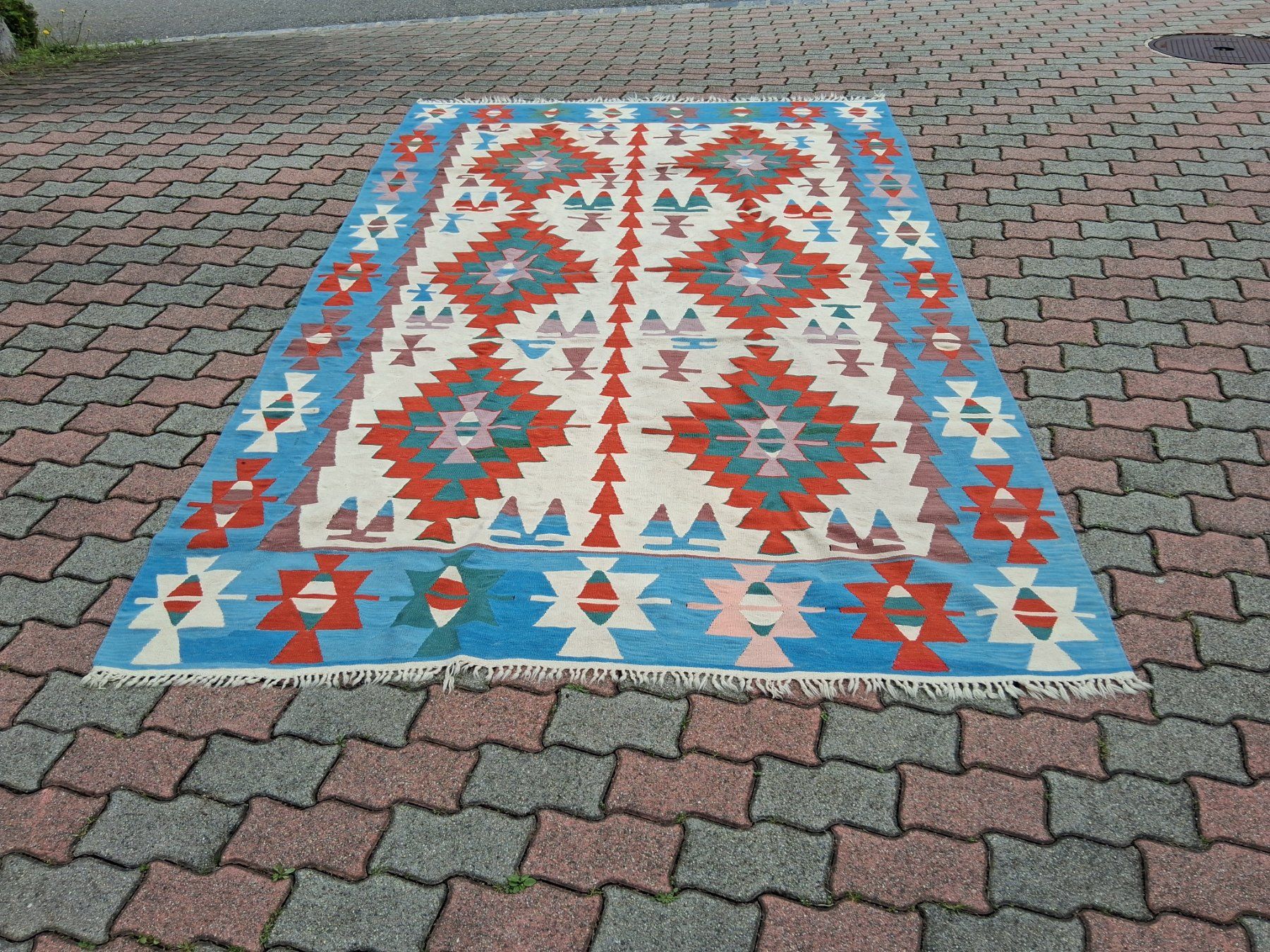 Kilim Teppiche: Tappeto Kilim originale anatolico – Gebraucht aus Personico von rpi_n6hp 1