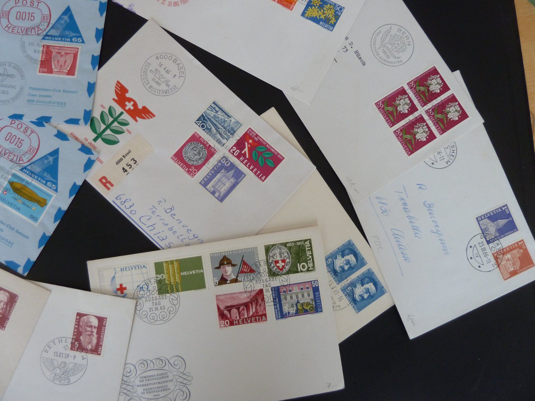 Tutti i francobolli: Lot lettres CH (3909) – Usato da Onex venduto da BANGON80 3