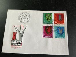 Ersttagsbrief Schweiz Pro Juventute 1981 gestempelt