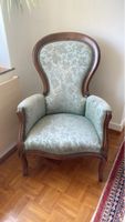 Antiker Sessel mit Blumenmuster - Vintage Hingucker!