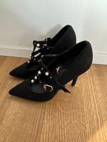 Schwarze Absatzschuhe Gr36