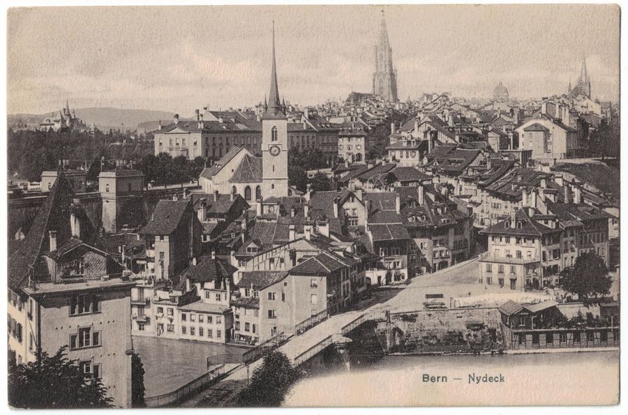 Cartoline postali: Bern-Nydeck, gelaufen 1913 – Usato da Frauenfeld venduto da POML