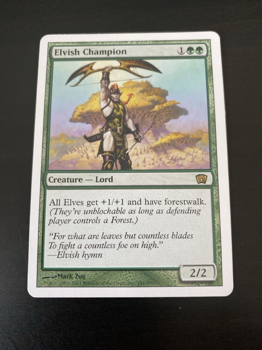 Magic The Gathering Carte collezionabili: Elvish Champion – Usato da Oberglatt ZH venduto da Finlandia1