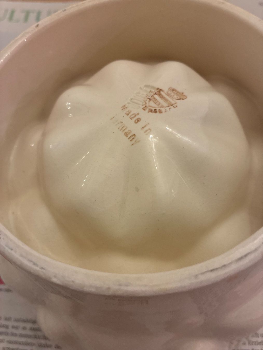 Ciotole: Puddingform Art Déco ca. 1925, Wächtersbach Keramik glasiert – Usato da Zürich venduto da Upippin 3