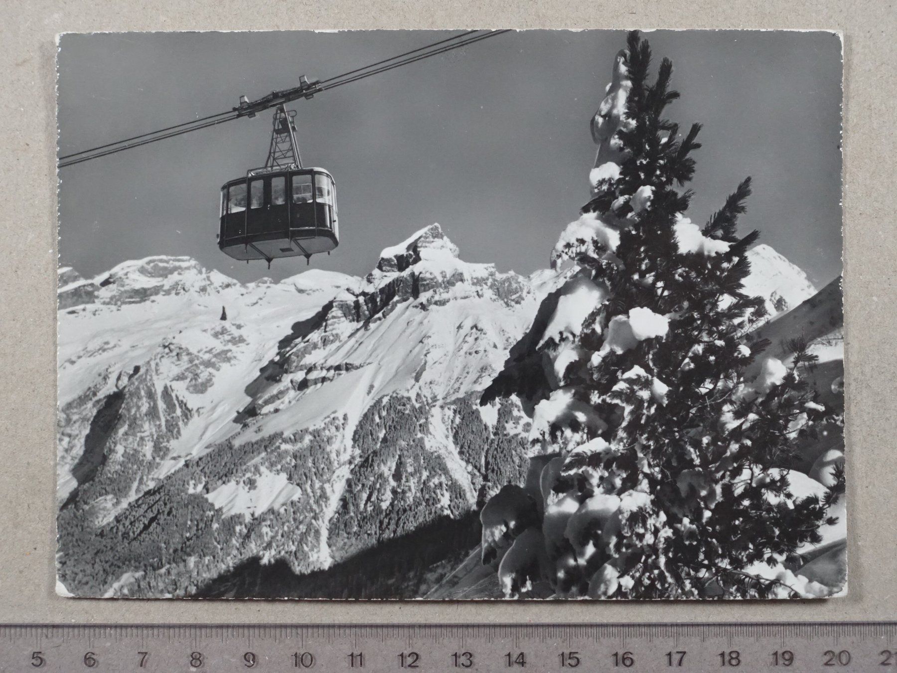 Cartoline postali: Engelberg, 1962, Luftseilbahn – Usato da Lenzburg venduto da fh1