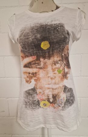 T-Shirt, Liu Jo, Baumwolle/Seide