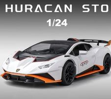 Lamborghini Huracan STO Modellauto 1/24 (weiss)