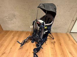 Deuter Kindertrage Kid Comfort mit Babykopfstütze Schutzdach