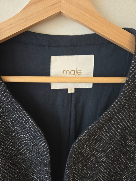 MAJE BLAZER, SCHWARZ MIT SILBER, GR 38/36, SEHR GUTER ZUSTAN | Kaufen ...
