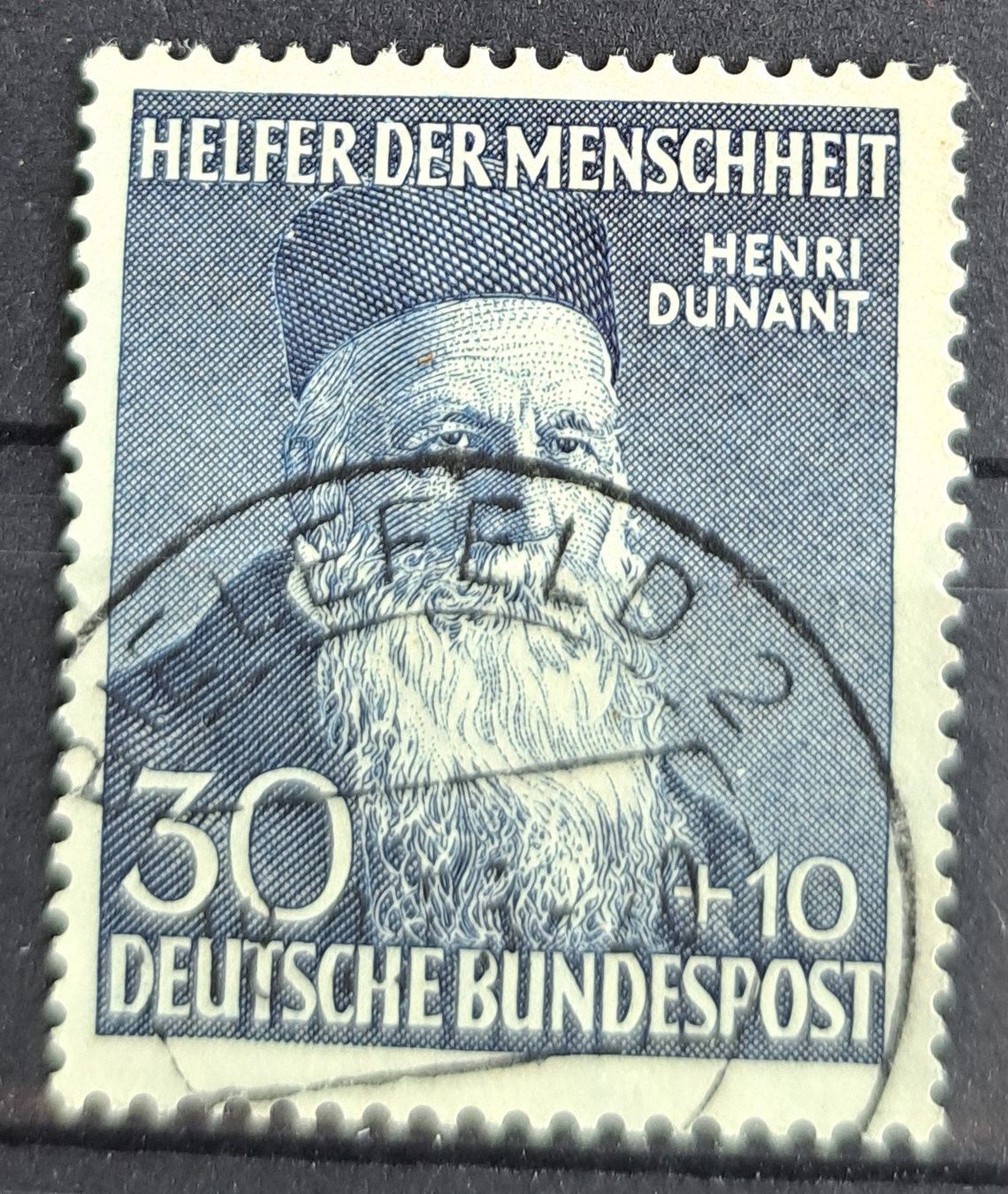 Tutti i francobolli: BUND 1952 MICHEL 159 ʘ – Usato da Biel/Bienne venduto da ESOXMAN