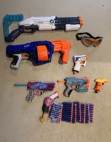 Nerf Guns Sammlung mit Brille