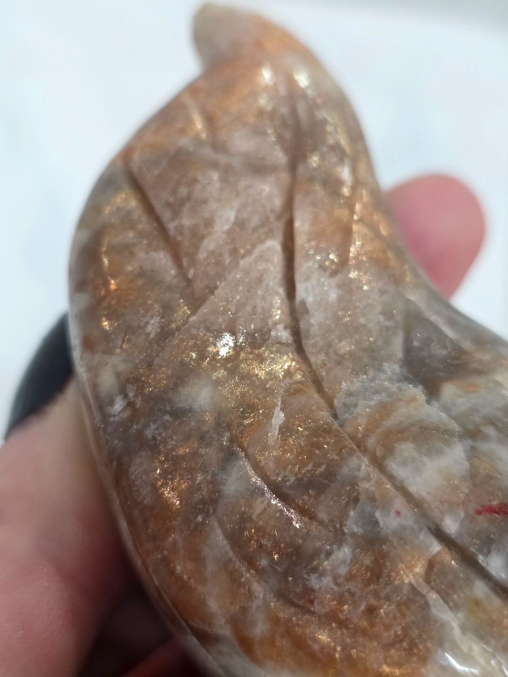 Mineralien & Heilsteine: Mondstein-Sonnenstein Eichhörnchen 395g – Neu und originalverpackt aus Matzingen von Shay_Crystalz 3