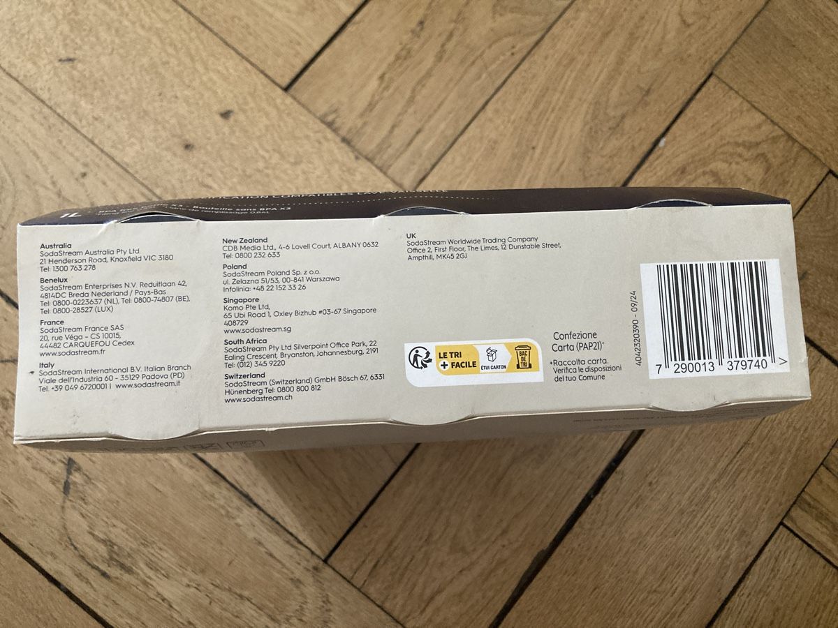 Sodastream Autres articles pour la maison: 3 fabrikneue 1l Sodastream Flaschen – Neuf avec emballage d'origine à Zürich par selectionboutique 3