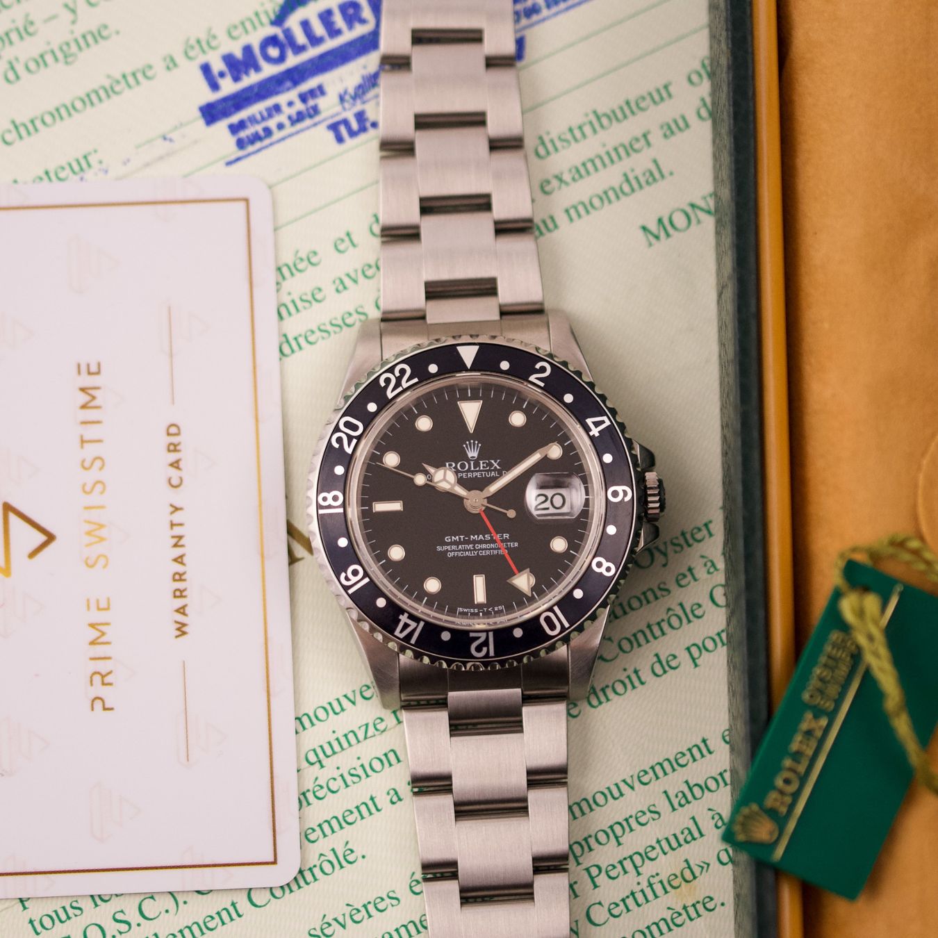 Rolex Uhren: Rolex GMT Master / 16700 / 1997 / Full Set / Serv'26 – Gebraucht aus Luzern von PrimeSwissTime 2