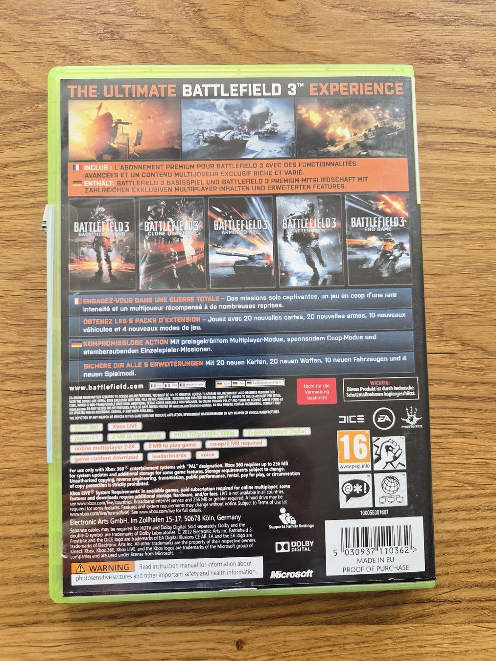 Microsoft Giochi: Battlefield 3 Edition Premium - Xbox 360 – Usato da La Joux FR venduto da car_ck96 2