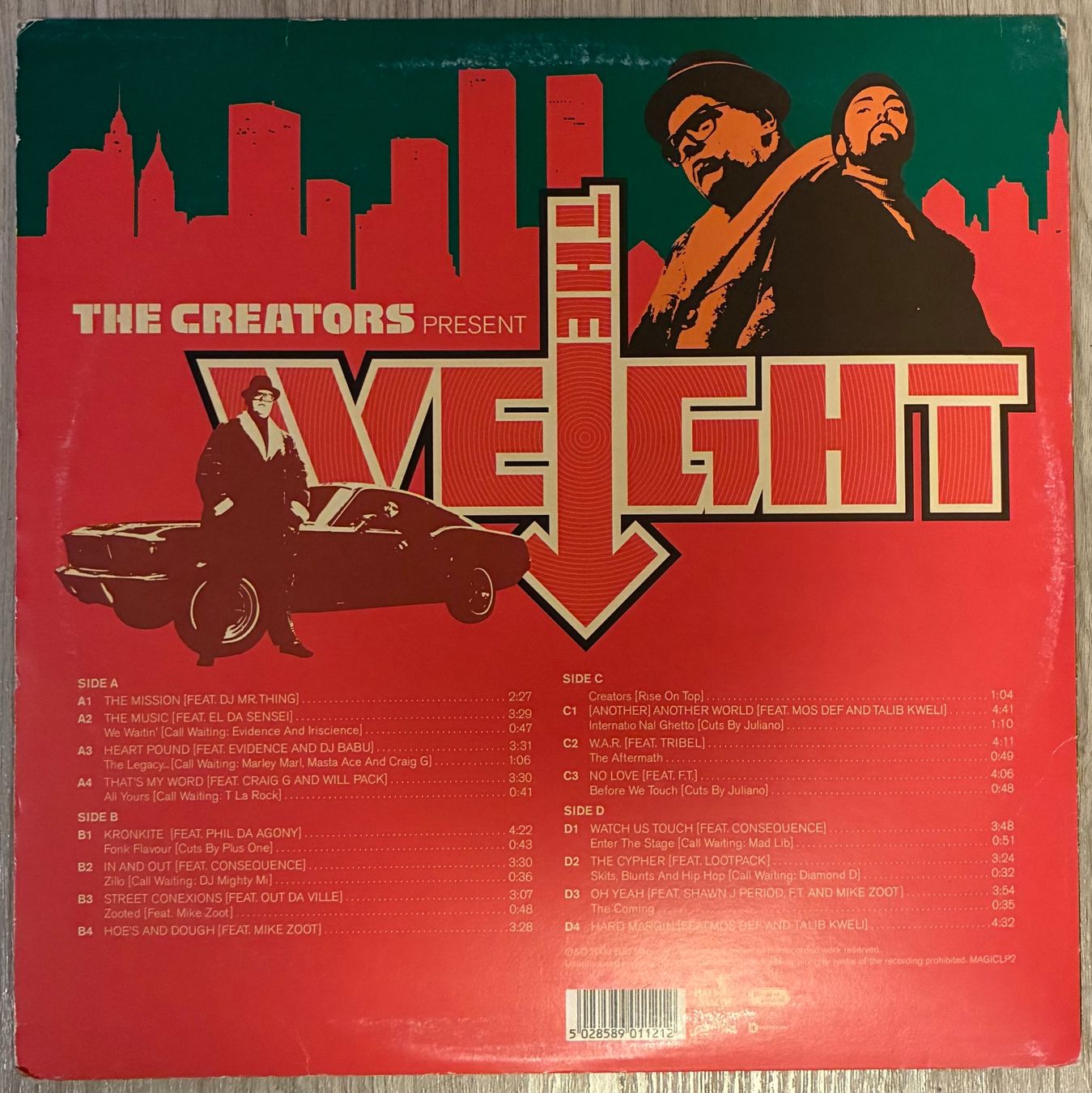 Schallplatten: ThE CREATORS Presents The Weight D-Lp 2000 – Gebraucht aus Mühlethal von superfast78 1
