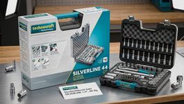 technocraft Steckschlüssel-Satz SILVERLINE 1/2", 44-tlg.
