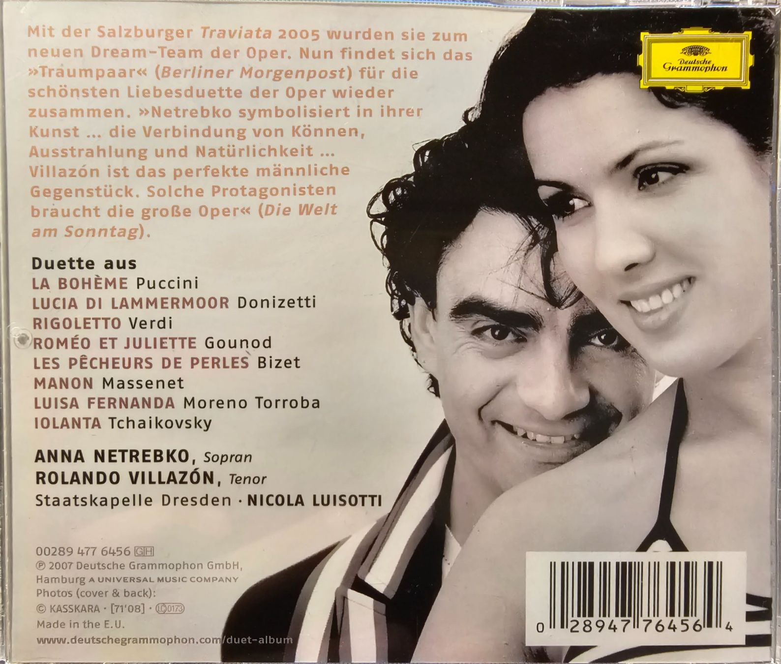 CDs: Anna Netrebko, Rolando Villazón - Duets – Gebraucht aus Wahlen b. Laufen von Cg10 2