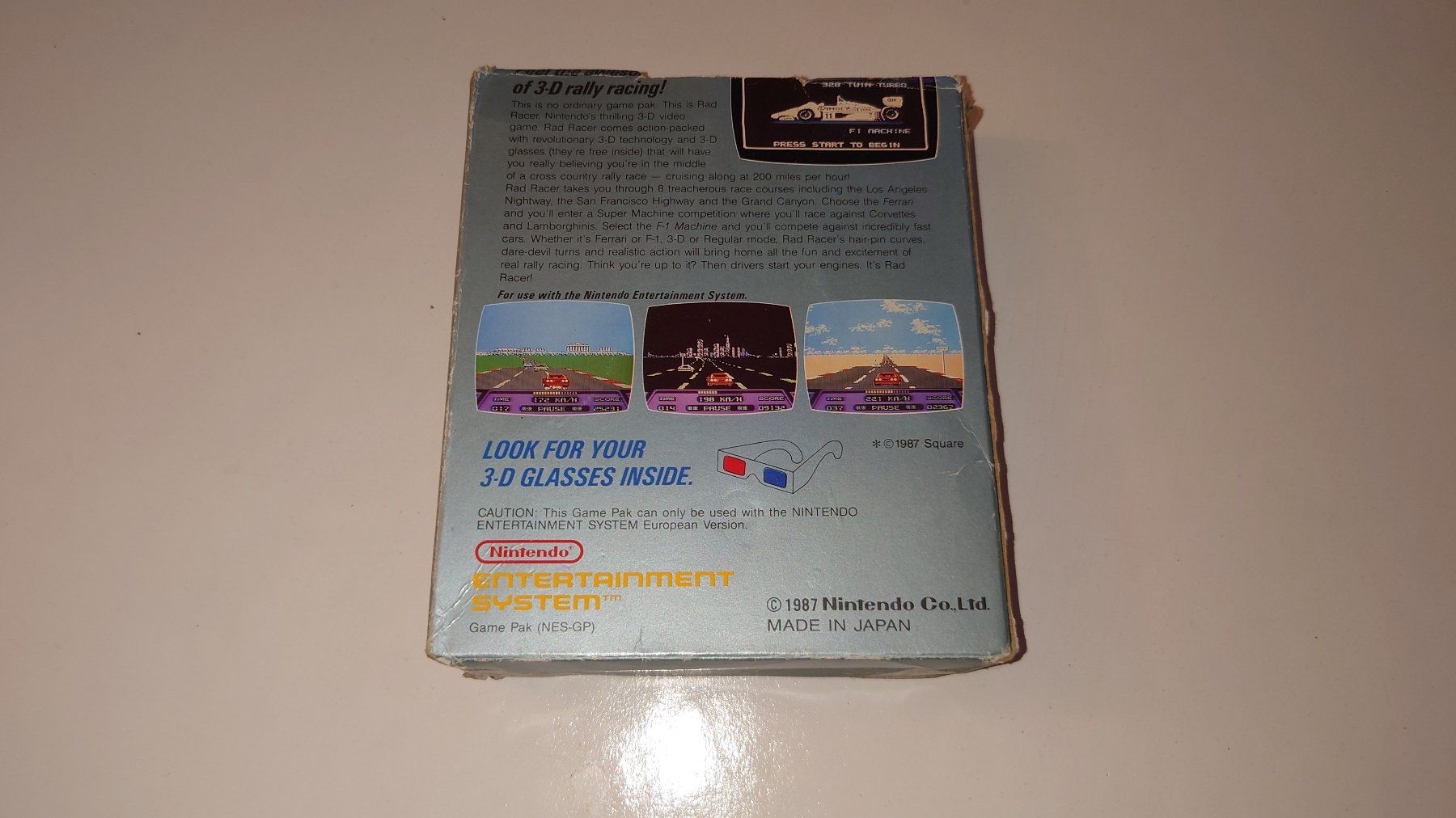 Nintendo Giochi: Rad Racer in OVP – Usato da Pfaffhausen venduto da Odla7 1